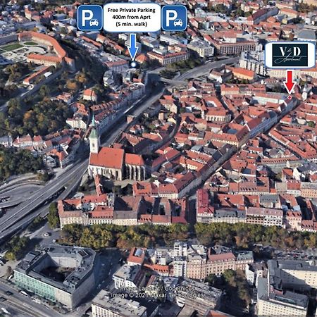 New Design & High Standard Apt From 16Th Century In Old Town-Free Parking Bratislava Eksteriør bilde